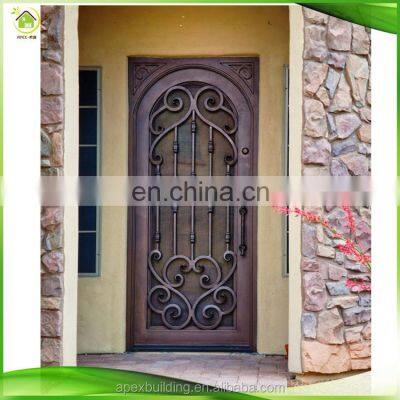 Wrought Iron Pipe Single Door Design Hardware photo-5