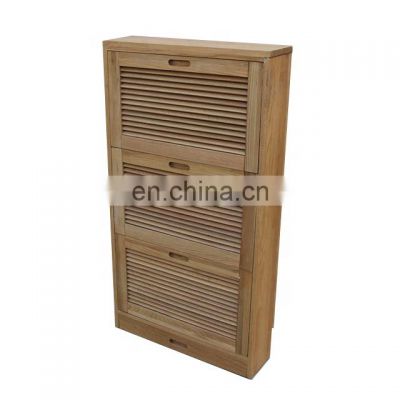 Wood furniture useful shoe rack storage cabinet design shoe ark