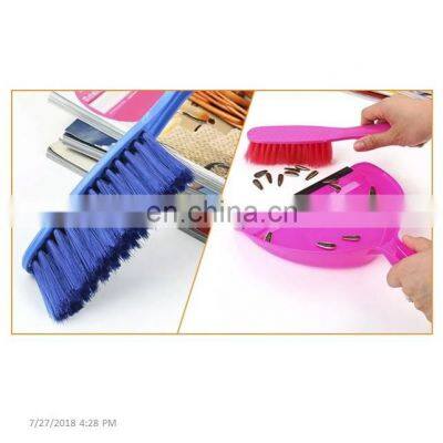 Low Price Small Mini Plastic Soft Broom Brush With Dustpan photo-5