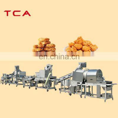 automatic fried chicken wings chicken nugget processing machine