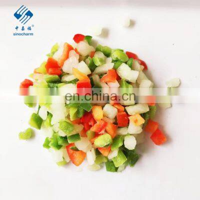 Mixed Flavor IQF Frozen Mixed Vegetables Pepper and Onion