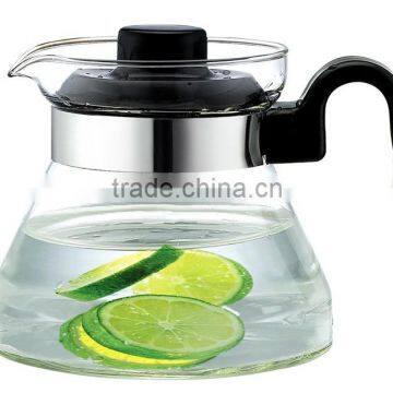 induction borosilicate glass kettle,water kettle, glass water pot