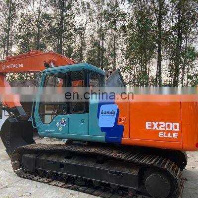 Used Hitachi Excavator Ex200 , Original Japan Hitachi Excavator , Hitachi Digging Machine for Sale