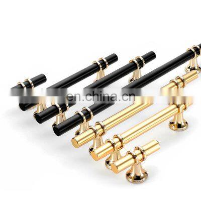 Gold Furniture Handle 320mm Black Combination Single Hole Knobs kitchen cheap modern nordic fancy cabinet handles
