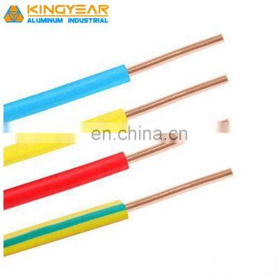 Hot Sale 1.5mm 2.5mm 4mm 6mm 10mm Single Core Solid or Stranded Copper Pvc House Wiring Cable and Building Wire photo-2