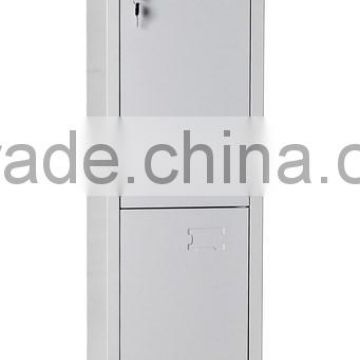 2 door knock down vertical steel wardrobe safe locker