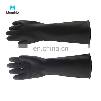 Good Quality Natural Latex Thick Heavy Duty Durable Rubber Gloves For Industrial Use