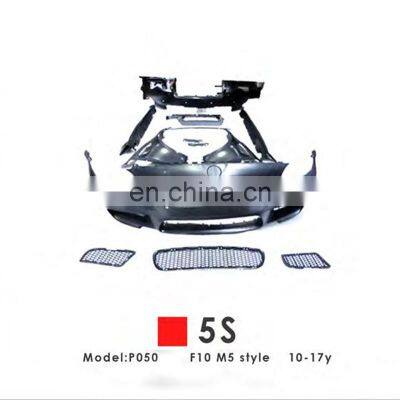 Replace Front Bumper Grille Side Fender Side Skirt Car Assembly For BMW 5 Series F10 2010-2017