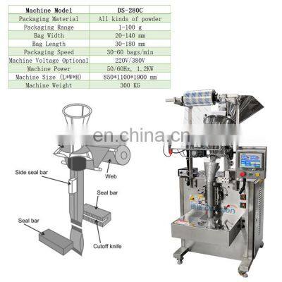 Small Scale Vertical Powder Packing Machine 1g To 100g Powder Sachet Packaging Machine photo-2