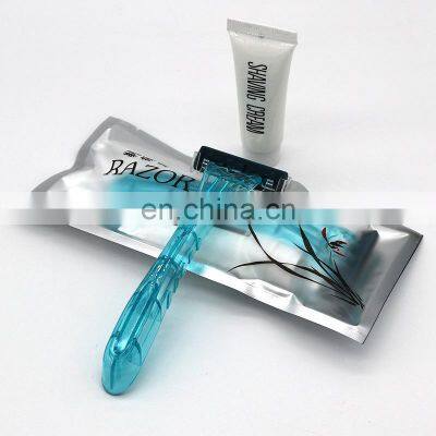 Hotel Triple Blades Disposable Razor for Shaving Support Customization