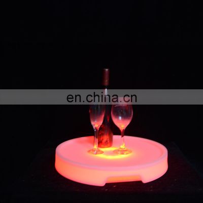 High quality Bar Light Champagne Wine Drinks Beer Bucket KTV Nightclub Portable Eco friendly Food Grade light up ice bucket