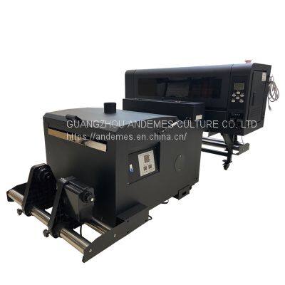 A3 33CM /13inch DTF Printer direct to film  t-shirt printing machines vinyl digital printer XP600 dual  print heads 4colors/6colors garment printing machines manufacturer