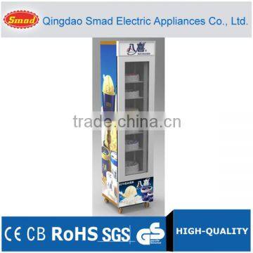 Directing Cooling Mini Upright Ice Cream Display Freezer Showcase photo-6