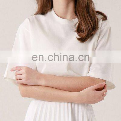 Summer New 100% Cotton Blank Custom Oversized Sports Gym T Shirt Breathable Casual Plus Size Women's Blouses & Shirts Plaid photo-5