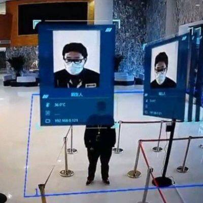 Infrared thermal imager, facial recognition, temperature measurement camera