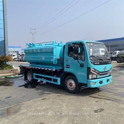 6-wheel Dongfeng Suction Truck With a Volume of 6 Cubic Meters photo-2