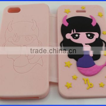 Soft Cute Funny Silicone Protective Cover Cheap High Quality Protective Front and Back Cover Case