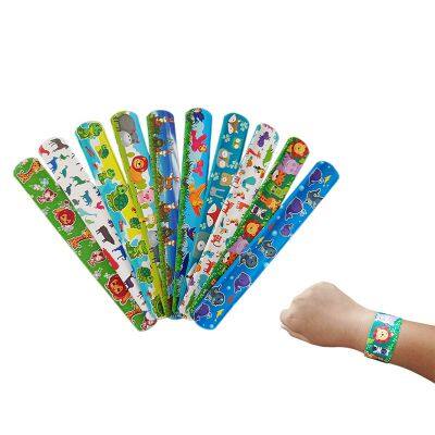 Limited Time Offer Eco-friendly Materials Custom LOGO Silicone Slap Wristband Promotional Events Lightweight Snap Bracelet