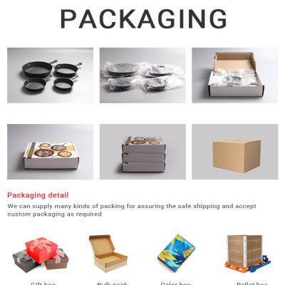 Factory Price Round Shape German Cast Iron Pan 10