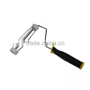 9" Paint Roller Frame 4 Wires TPR Handle Grip with Female Thread