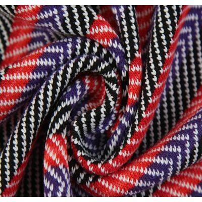 100% Polyester Coarse Needle Printing Hacci Brushed Sweater Fabrics