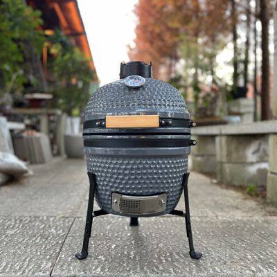 RG Kamado BBQ Grill 13 Inch Mini Compact Ceramic Barbecue Smoker For OEM ODM photo-5