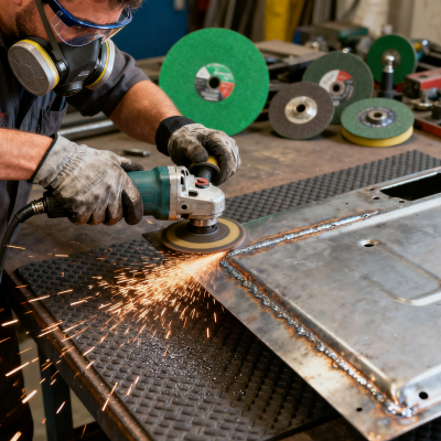 CNC-bent sheet metal with accurate angles