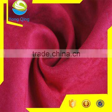 100 Polyester Warp Knitting Fabric Suede Upholstery Fabric for Bag photo-3