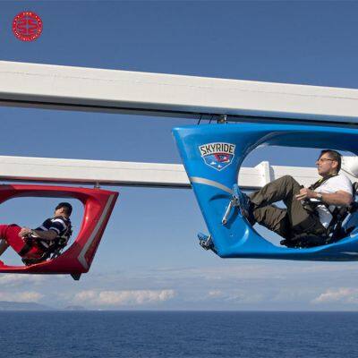 Новый дизайн монорельсовой велосипедной дороги, небоскребный велосипед, педальный поезд, небоскребный велосипед, космическая прогулка - в продаже