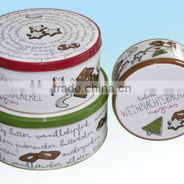 dried food storage tin box set