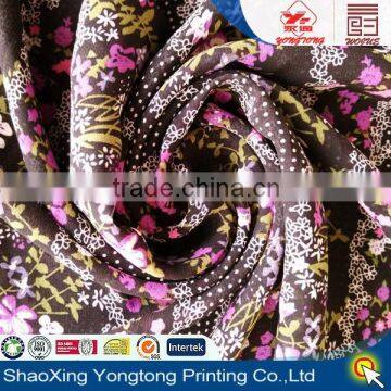 chiffon dresses cheap polyester fabric by shaoxing professional supplier