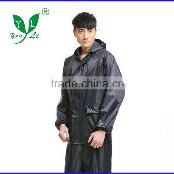 Fashion Nylon Rain Poncho With Pocket