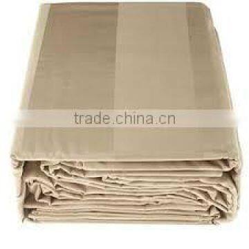 solid color cotton stripe fabric for hotel bedding
