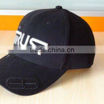 100% cotton promotion hat with embroidery logo