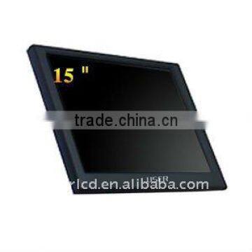 15" 5-wire resistive LCD touch screen monitor