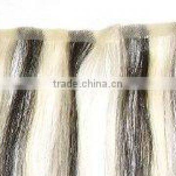 High Quality 100% Human Hair Extension pu Skin Weft.