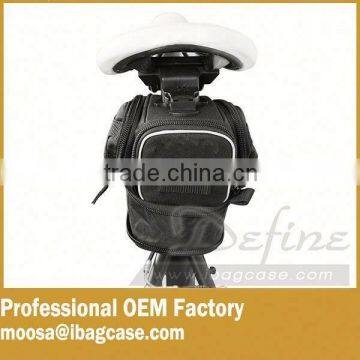 Black Clip-On Expandable Bicycle Saddle Seat Bag photo-2