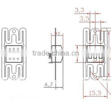 magnetic stripe card reader head