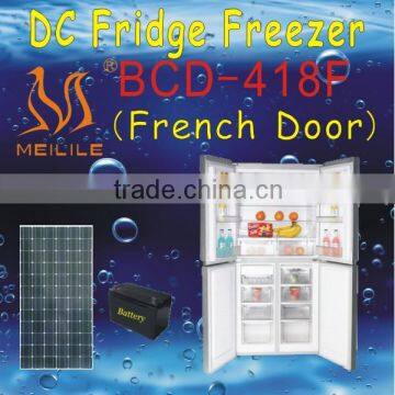 Meilile DC solar refrigerator four door BCD-418F