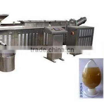 Microwave countercurrent extracting machine