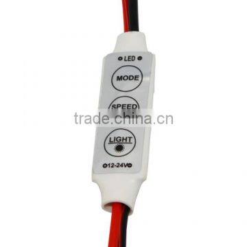 Dimmer Controller Switch Mini DC 12V 3 Key Controller For Single Color 5050 3528 5630 5730 3014 Led Strip Tape Led Lamps Light photo-2