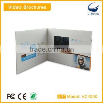 4.3" video brochure