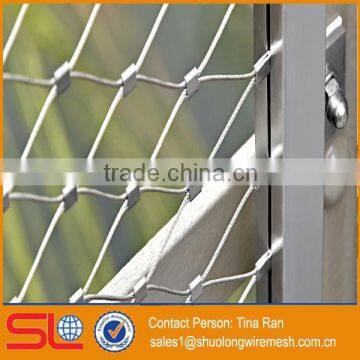 2mmx60mm X-tend flexible stainless steel wire mesh for stairs balustrade