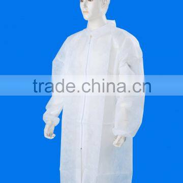 Disposable Hospital use Lab coat /visitor coat