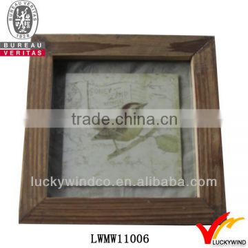 shabby square robin mdf wall picture photo frame