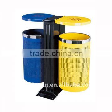 High Quality Metal Garbage Dustbin (A-092)