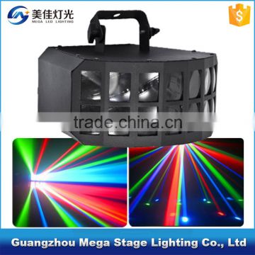 12facet dj rgbw hot sale dmx double buterfly stage light frame