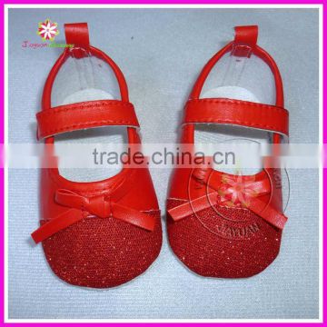 Glitter Leather Baby Shoes