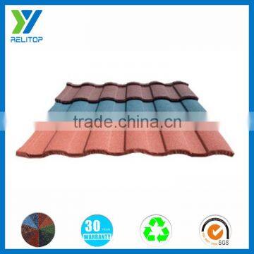 Building material roofing/sand coated corrugated sheet metal roofing