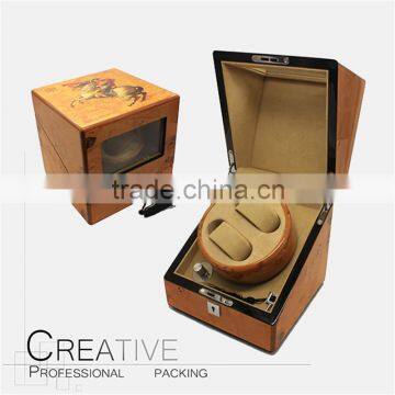 Ancients automatic Wooden Double Watch Winder